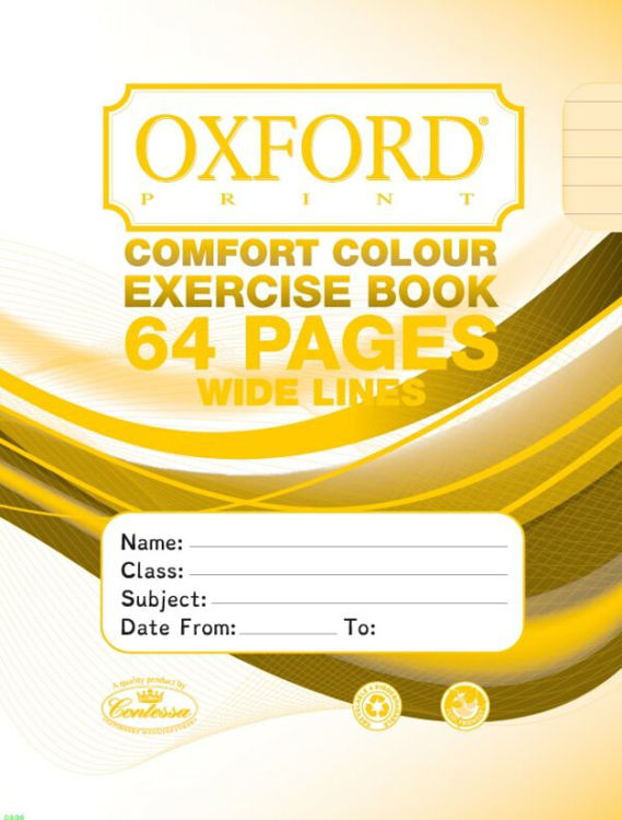 Picture of 4026-CONTESSA OXFORD DYSLEXIC EXCERCISE BOOK WIDE- 64 PAGES